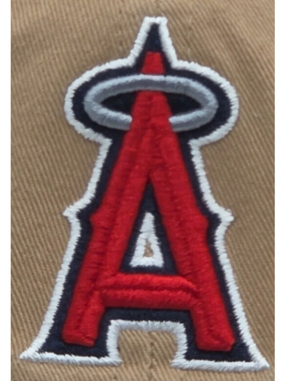Los Angeles Angels '47 Brand Khaki Tan Adjustable Strapback Baseball Cap MLB